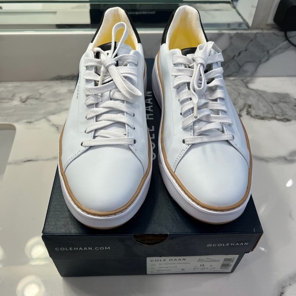 Cole Haan Shoes - Cole Haan Women’s White and Tan Sneakers